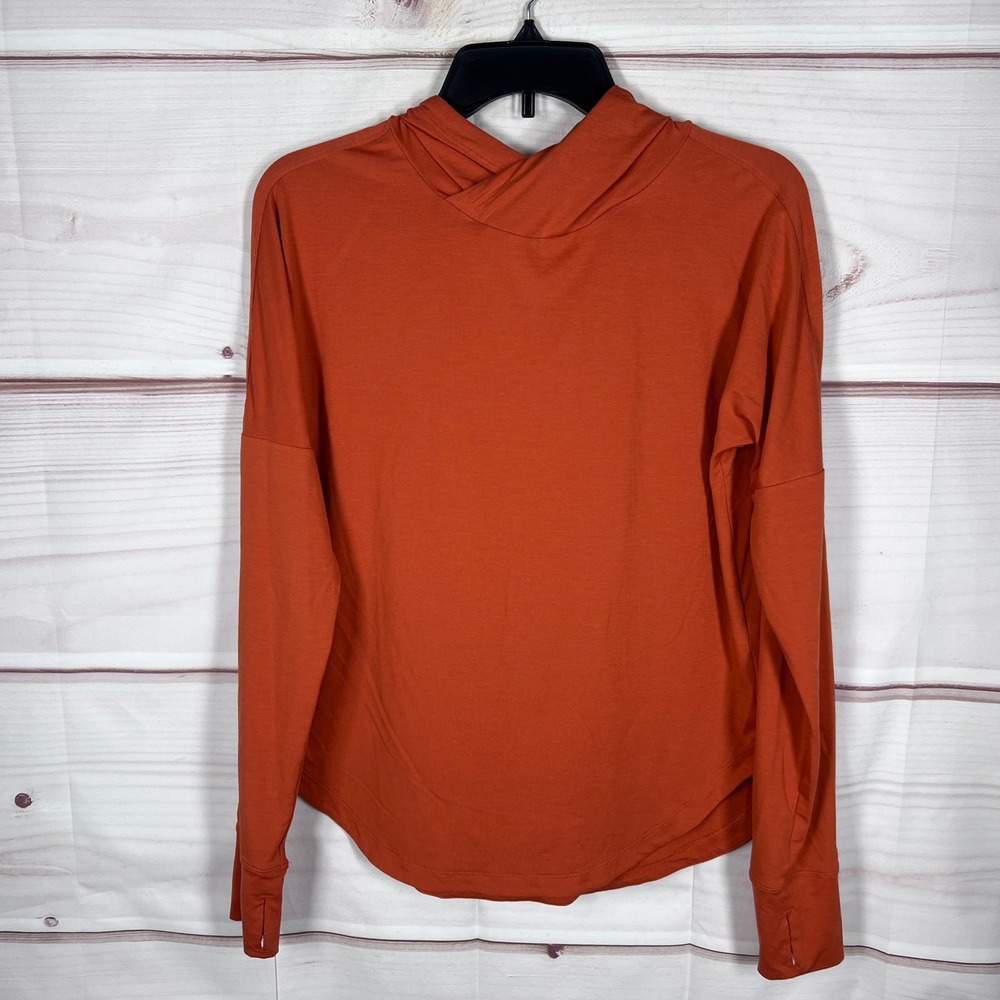 REI Co-op Hoodie Top Women S Orange Sahara Shade Sun Hoody Pullover Activewear